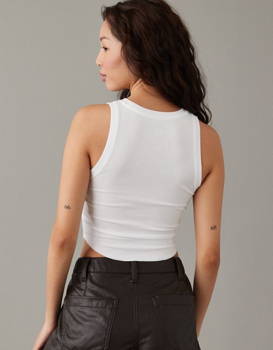 AE Cropped High Neck Daily Fave Tank Top