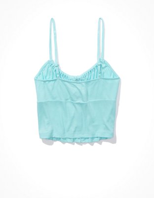 Корсет AE Tie-Front, укороченный, с топом на бретелях — American Eagle — фото 5