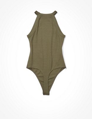 AE Waffle High Neck Bodysuit