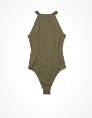AE Waffle High Neck Bodysuit
