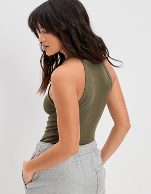 AE Waffle High Neck Bodysuit