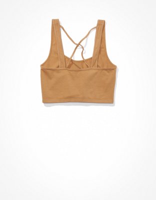 AE Cami supercorta con cuello bajo
