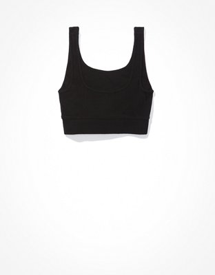 AE Super Cropped Pointelle Tank Top