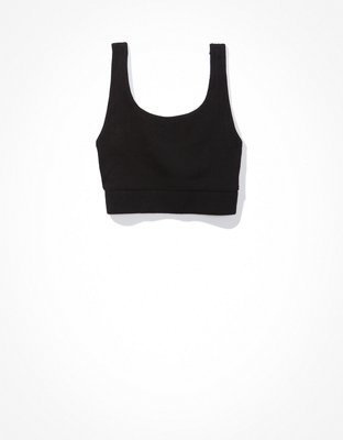 Женские топы American Eagle AE Super Cropped Pointelle Tank Top — фото 3