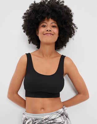 AE Super Cropped Pointelle Tank Top