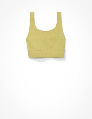 AE Super Cropped Pointelle Tank Top