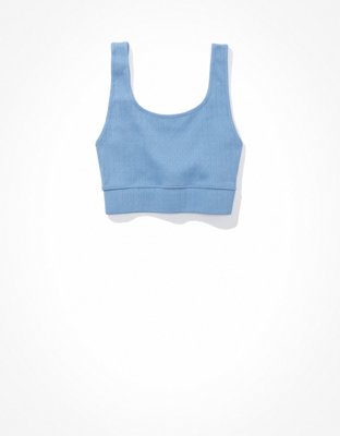 AE Super Cropped Pointelle Tank Top