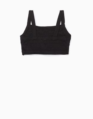 AE Super Cropped Smocked Cami