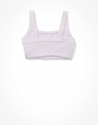 AE Super Cropped Smocked Cami