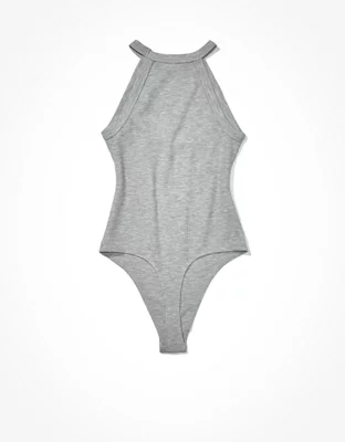 AE Waffle High Neck Bodysuit