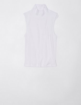 AE Cropped Mock Neck Tank