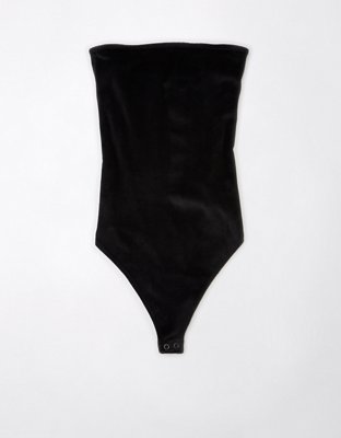 AE Strapless Velvet Bodysuit
