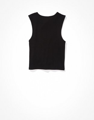 AE High Neck Cut-Out Halter Top