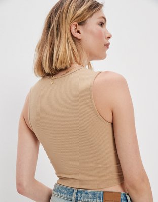 AE High Neck Cut-Out Halter Top