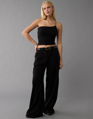 Женские топы American Eagle AE One Shoulder Bungee Tank Top — фото 2
