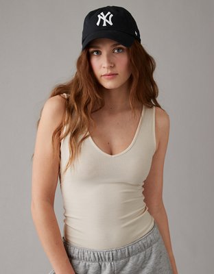 AE Sleeveless Main Squeeze Open-Back Bodysuit