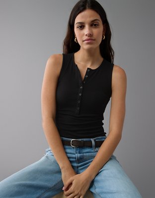 AE Henley Tank Bodysuit