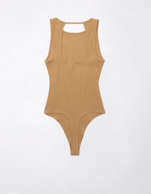 AE Sleeveless Main Squeeze Open-Back Bodysuit