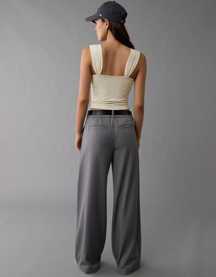 AE Cropped Square-Neck Tank Top