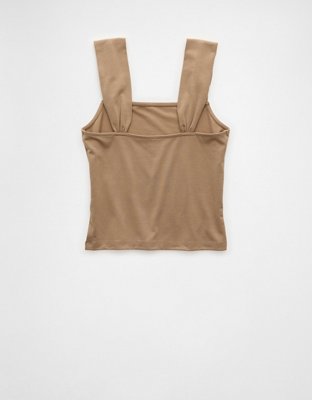 AE Cropped Square-Neck Tank Top