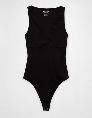 AE Main Squeeze Wrap Front V-Neck Bodysuit