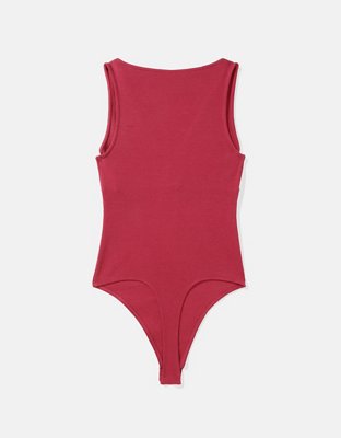 AE Main Squeeze Wrap Front V-Neck Bodysuit