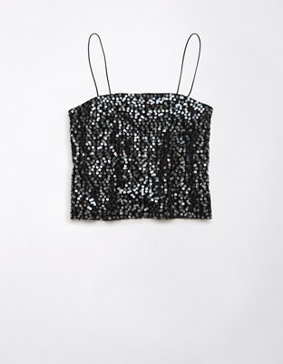 Женские топы American Eagle AE Sequin Cami — фото 2