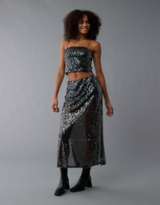 Женские топы American Eagle AE Sequin Cami — фото 5