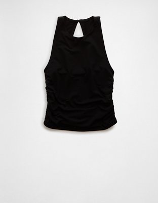 Женские топы American Eagle AE Keyhole Back High Neck Tank Top — фото 3