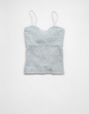 AE Cinched Lace Tank Top