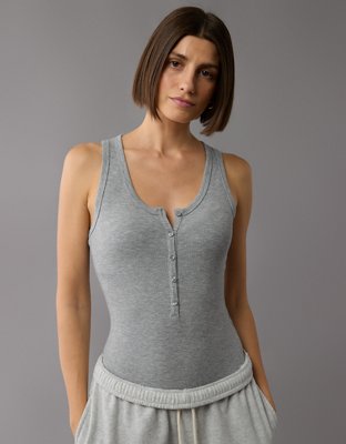 AE Henley Tank Top Bodysuit
