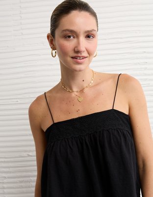 AE Sunchaser Knit Lace Trim Cami