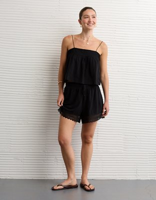 Camisole avec garniture en dentelle en tricot Vive le soleil AE