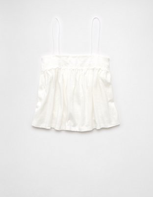AE Sunchaser Knit Lace Trim Cami