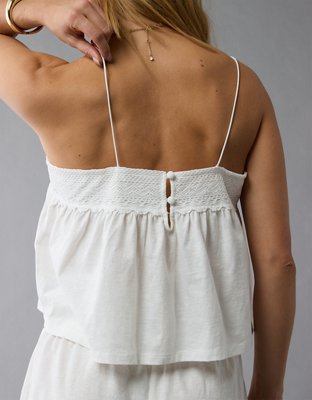 AE Sunchaser Knit Lace Trim Cami