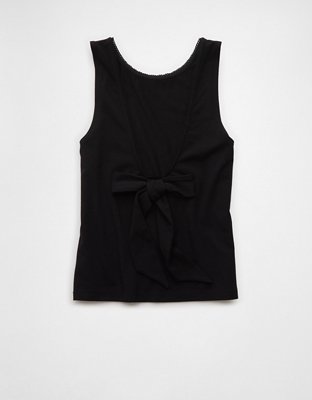 AE Open Back Bow Tank Top