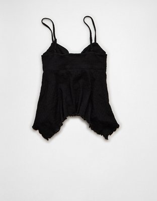AE Lace Handkerchief Hem Tank