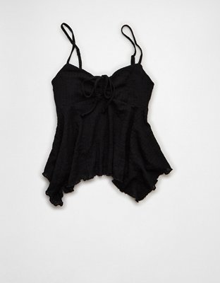 AE Lace Handkerchief Hem Tank