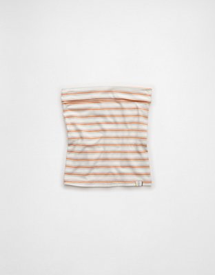 AE Pride Striped Foldover Tube Top