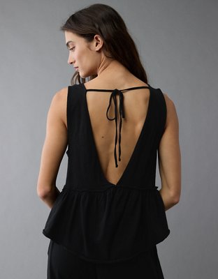 Débardeur évasé à encolure en V en tricot Vive le soleil AE