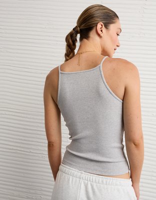 AE High Square Neck Tank Top | AE