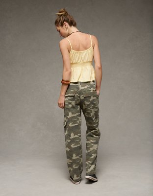 AE Sunchaser Tie-Front Smocked Cami