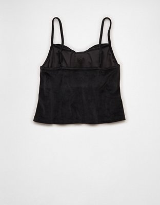 AE Velvet Bow Swing Tank Top