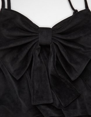 AE Velvet Bow Swing Tank Top