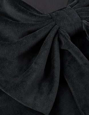 AE Velvet Bow Swing Tank Top