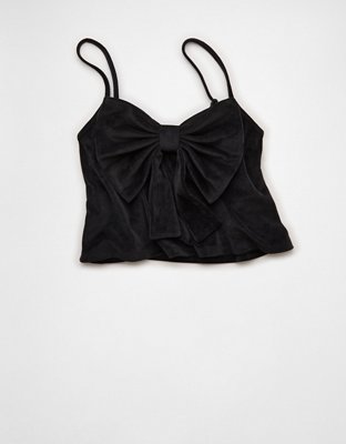 AE Velvet Bow Swing Tank Top
