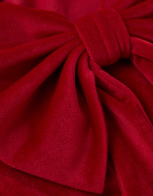 AE Velvet Bow Swing Tank Top