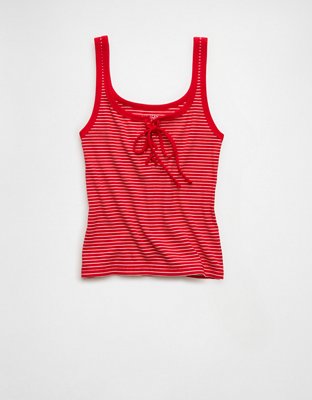 AE Lace-Up Tank Top | American Eagle