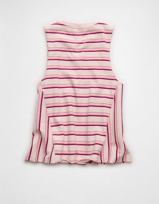 AE Crew Neck Swing Tank Top | American Eagle