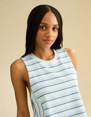 AE Crew Neck Swing Tank Top | American Eagle